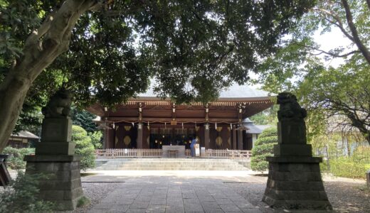 【喜多見氷川神社】都内最古の鳥居と竹林に囲まれた長い参道が素敵でした